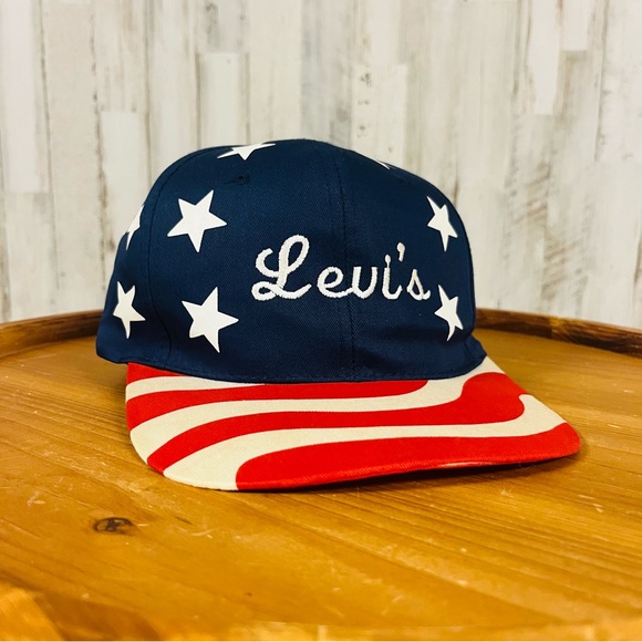 Vintage Levi’s Stars and Stripes Hat - Picture 1 of 3